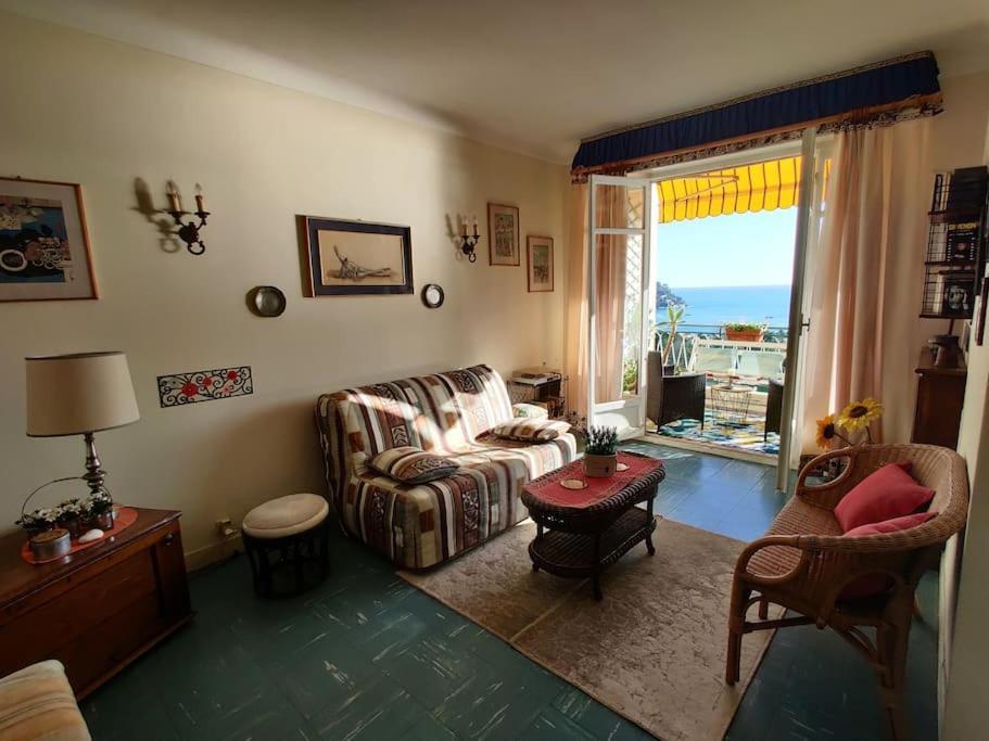 Vintage Flat On Villefranche Bay - Free Car Park Extérieur photo