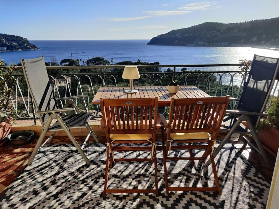 Vintage Flat On Villefranche Bay - Free Car Park Extérieur photo