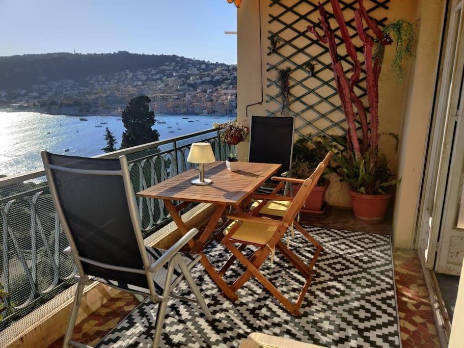 Vintage Flat On Villefranche Bay - Free Car Park Extérieur photo