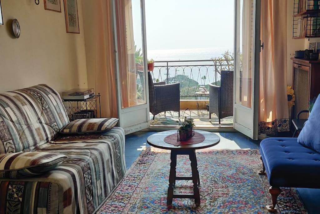 Vintage Flat On Villefranche Bay - Free Car Park Extérieur photo