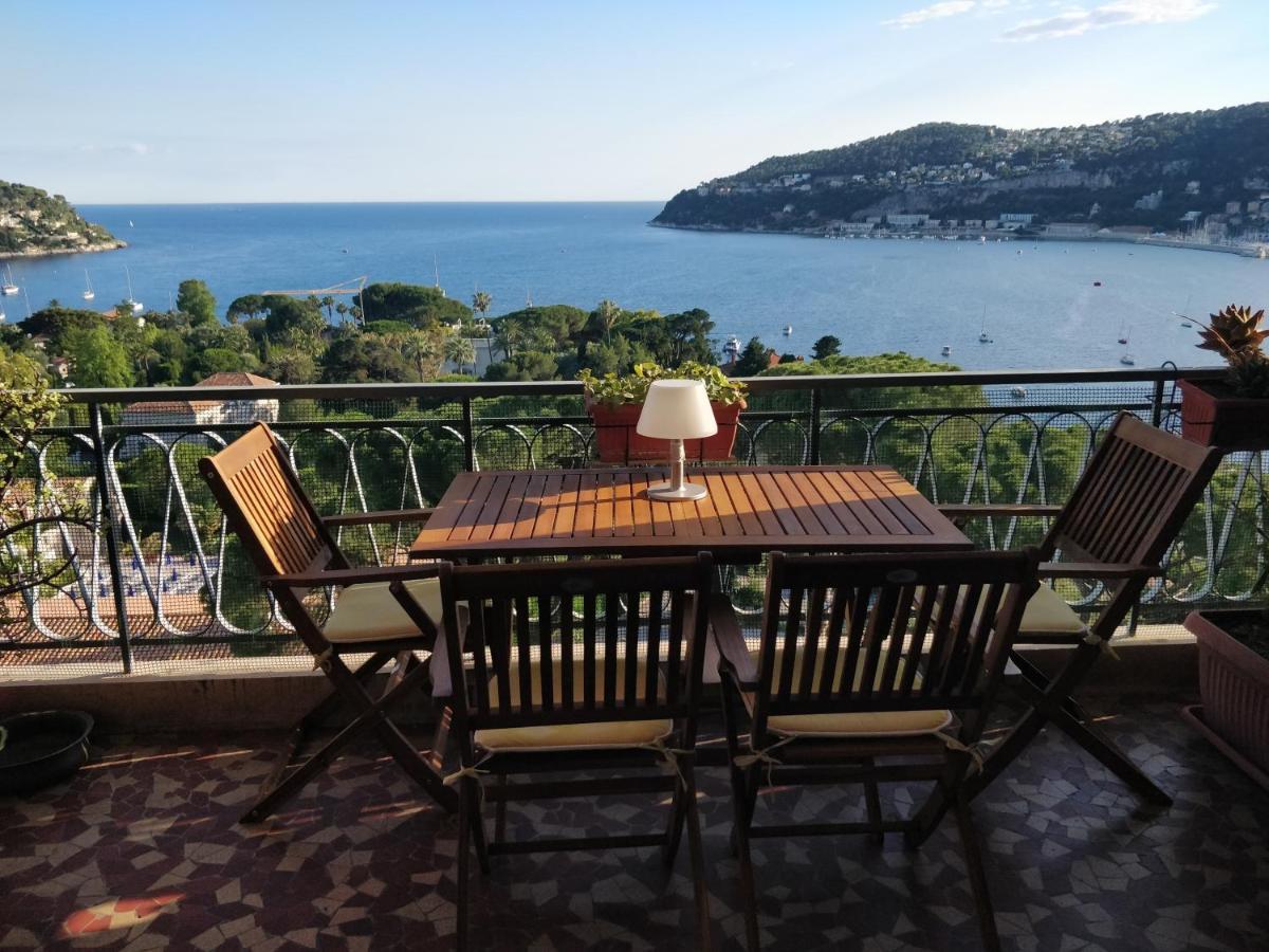 Vintage Flat On Villefranche Bay - Free Car Park Extérieur photo