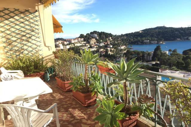 Vintage Flat On Villefranche Bay - Free Car Park Extérieur photo