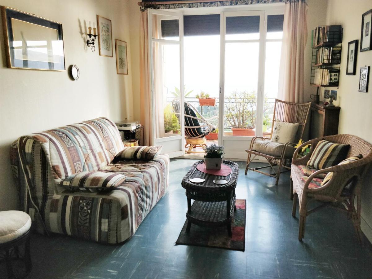 Vintage Flat On Villefranche Bay - Free Car Park Extérieur photo